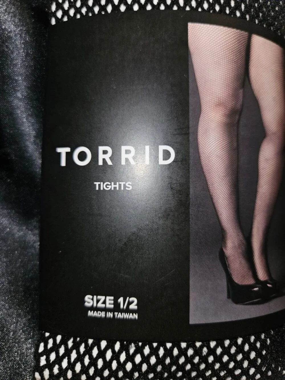 Torrid Fish Net Black Basic Deep Black Tights Women Size 1/2 -US 14-20